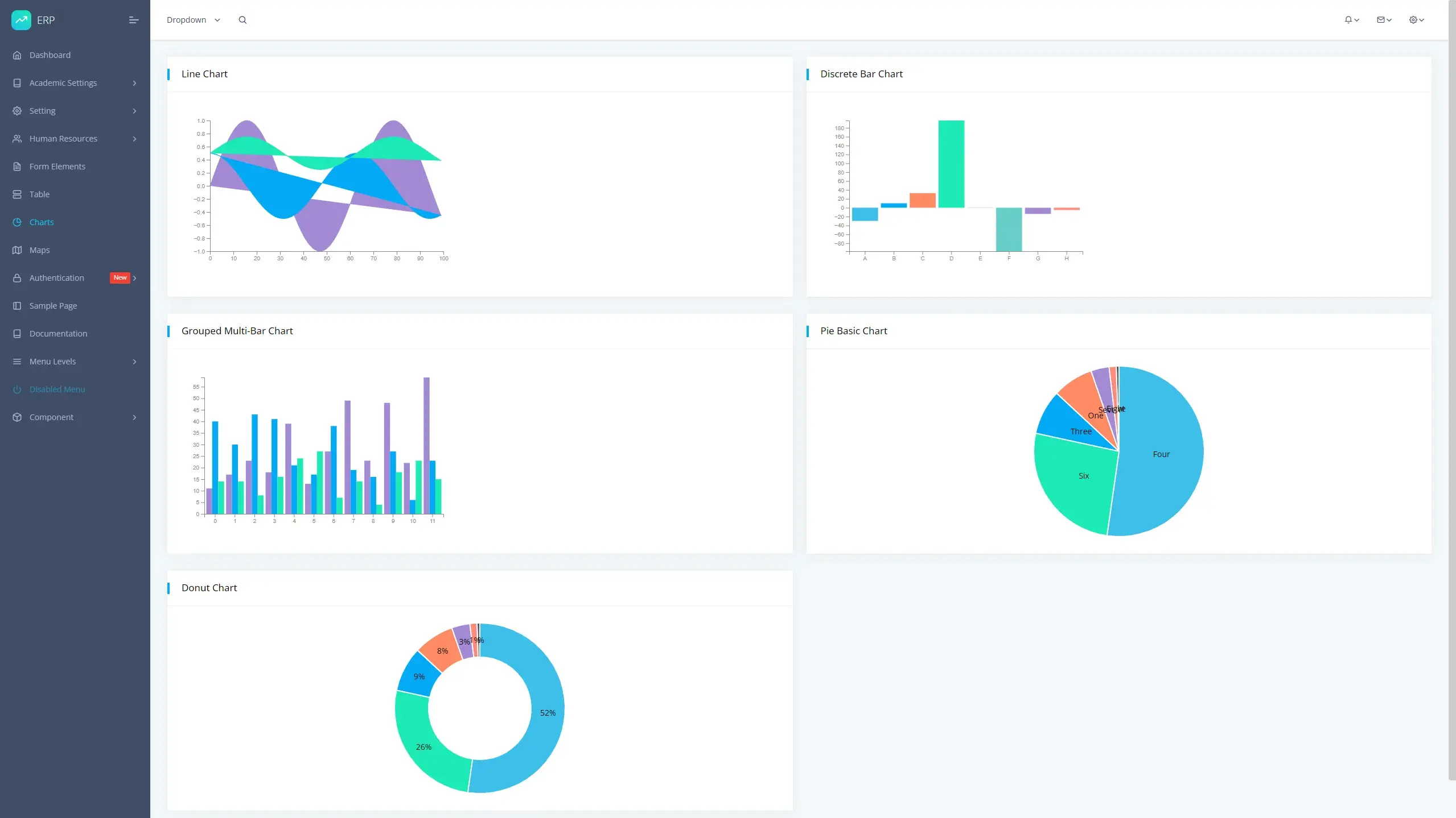 ERP Web Application – University Management System Screenshot 11