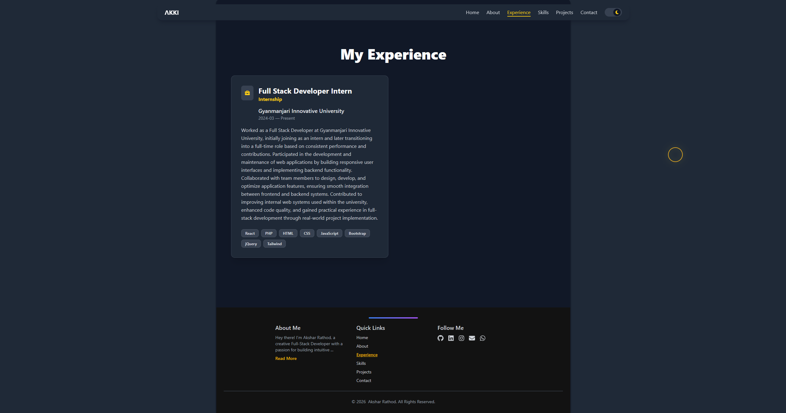 My Portfolio Screenshot 4