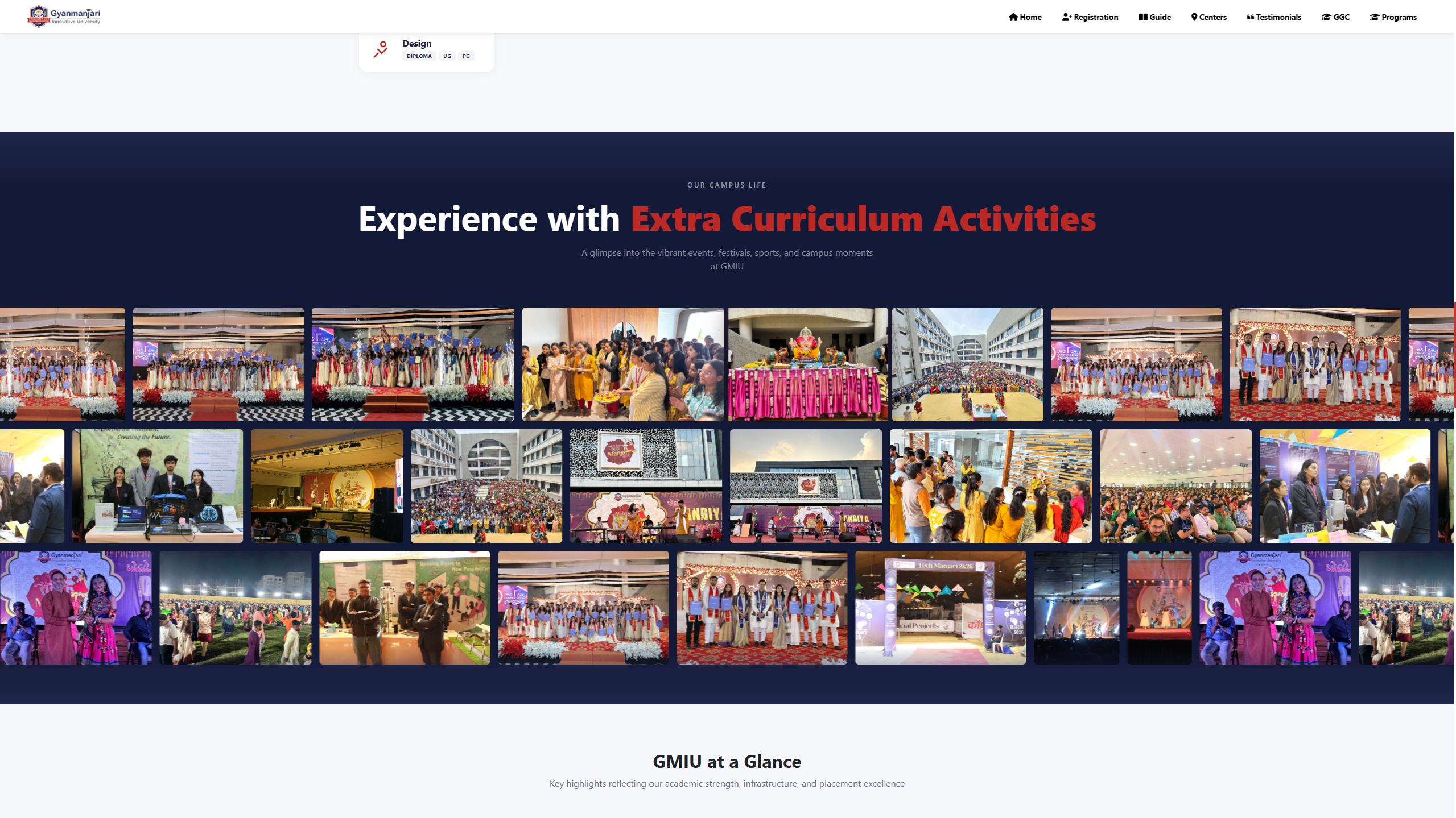 Admission Website - GMIU Screenshot 4